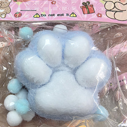Cute Cat Paw Squishy Toy | Soft Squeeze Stress Relief Toy | Sticky Decompression Gift