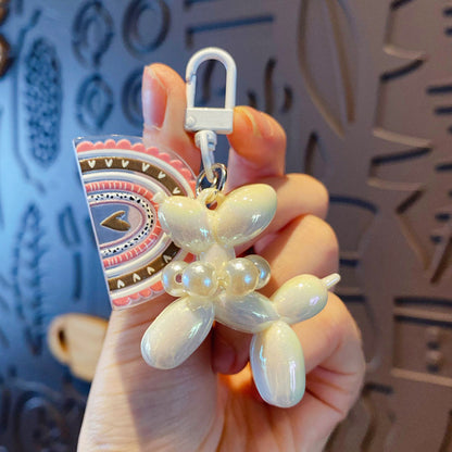 New Balloon Dog Keychain Models for Girls | Sweet Ins Style Balloon Dog Phone Chain Key Buckle Accessories Bag Pendant Toys New