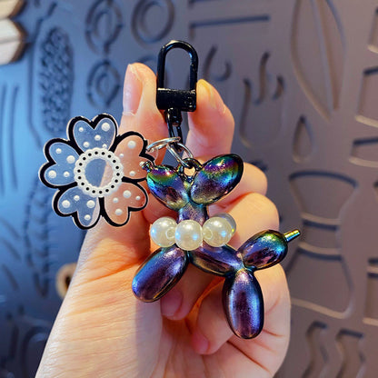 New Balloon Dog Keychain Models for Girls | Sweet Ins Style Balloon Dog Phone Chain Key Buckle Accessories Bag Pendant Toys New
