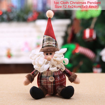 Telescopic Christmas dolls for home Christmas decorations. Christmas ornaments. Christmas and New Year gifts.