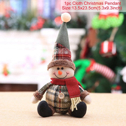 Telescopic Christmas dolls for home Christmas decorations. Christmas ornaments. Christmas and New Year gifts.