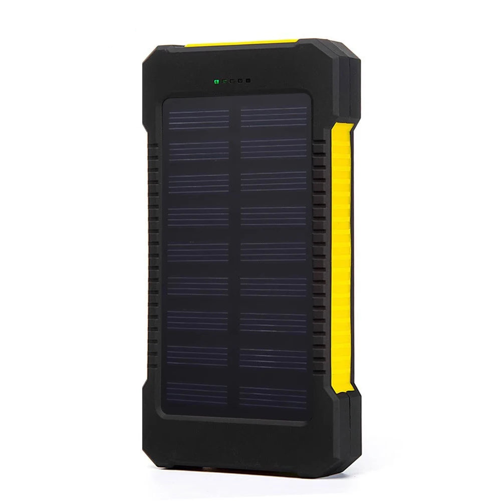 100000mAh Solar Power Bank | Waterproof Portable Solar Panel Charger | For iPhone 16