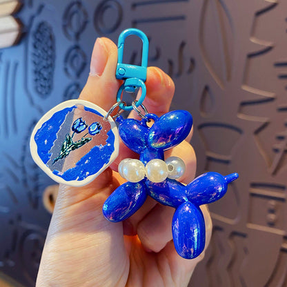 New Balloon Dog Keychain Models for Girls | Sweet Ins Style Balloon Dog Phone Chain Key Buckle Accessories Bag Pendant Toys New