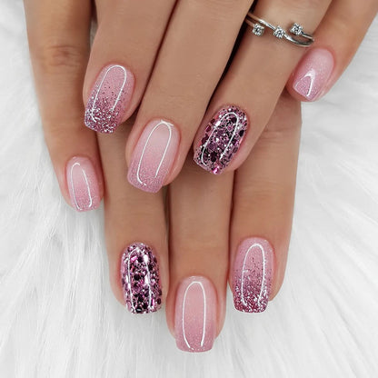 Best - selling Press - on Nail Art Pieces with Flower & Rhinestone Design, Western Y2K Style, Detachable Fake Nails