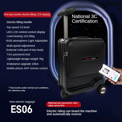 Smart Electric Suitcase | With Remote Control | 20-Inch Trolley Case | Travel Luggage