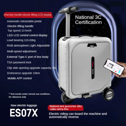 Smart Electric Suitcase | With Remote Control | 20-Inch Trolley Case | Travel Luggage