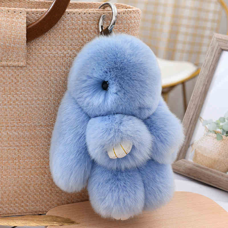 Plush rabbit pendant, cute, plush soft, small and portable, decorative gifts, girlish heart, sweet and warm, healing, fashionable and exquisite gifts