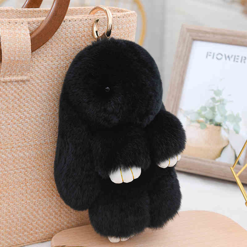 Plush rabbit pendant, cute, plush soft, small and portable, decorative gifts, girlish heart, sweet and warm, healing, fashionable and exquisite gifts