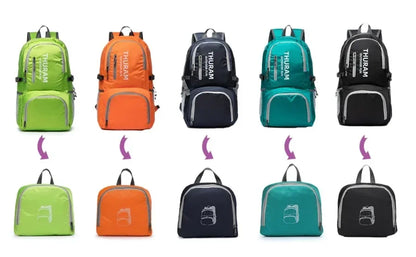 35L Travel Backpacks Daypacks Waterproof Foldable Camping Light Weight Bag Packable Hiking Sports Outdoor