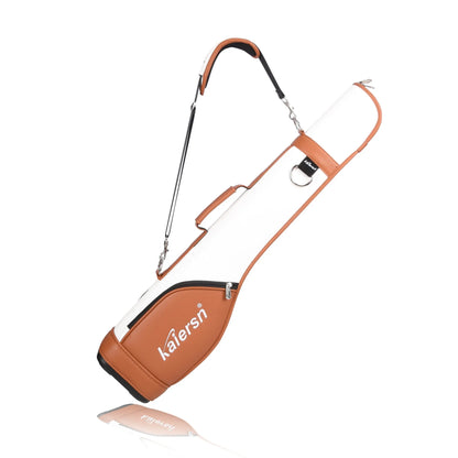 Portable PU Lightweight Park Golf Gun Bag Waterproof Microfiber Leather Durable Multipurpose Sports Golf Club Bag Golf Supplies