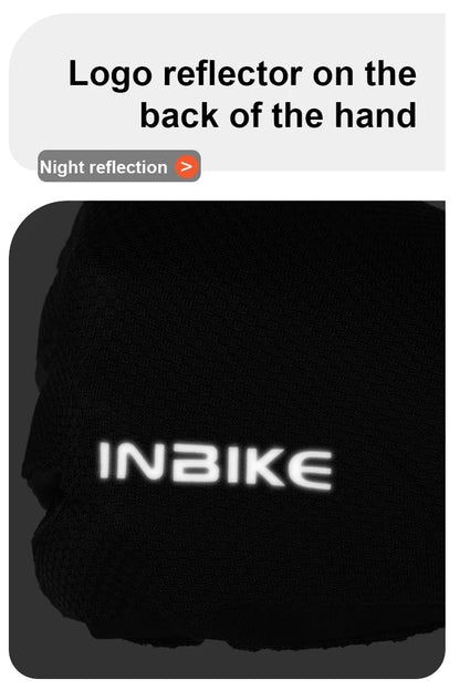 INBIKE Cycling Gloves Half Finger Summer Men Women MTB Gloves Shock-absorption Mountain Bike Sports Gloves Cycling Accessories
