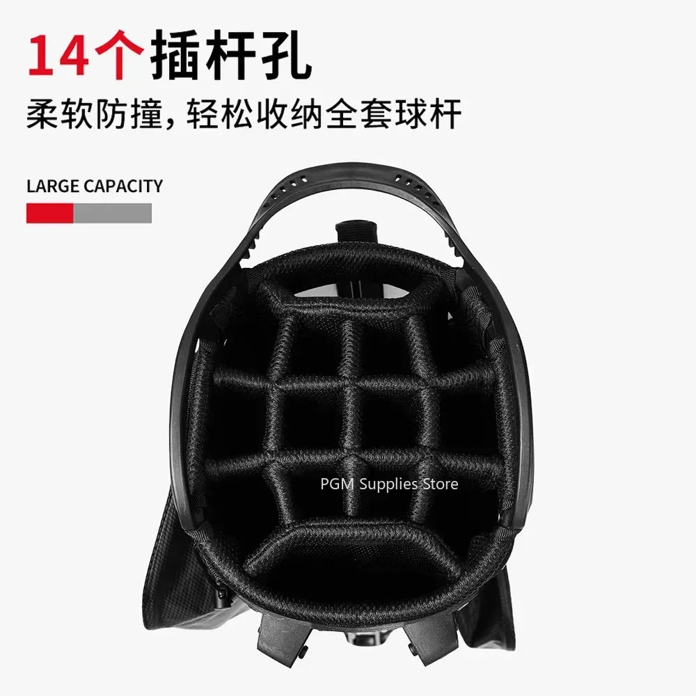 BestHot PGM Men Women 14 Insertion Lightweight Portable Shoulder Strap Bracket Bag Bracket Golf Bags