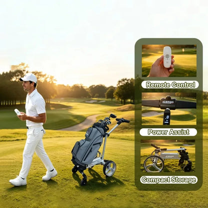 G1 Auto-Following Electric Golf Cart Buggy with 5 Wheels Lithium Battery Up To 36 Holes Range