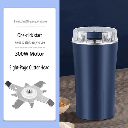 110V/220V Electric Grain Grinder 8 Blades Coffee Beans Grinders 300W Stainless Steel Nuts Bean Grain Mill Herbs Grinding Machine
