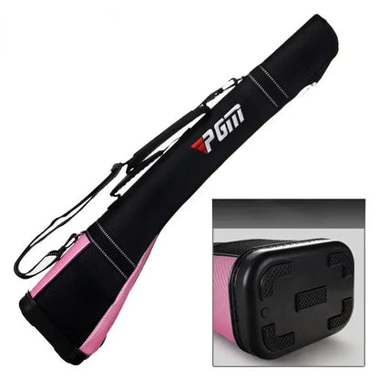 PGM  Waterproof Nylon Golf Gun Bag Protable Sunday Bag for 4~5pcs Golf Clubs Lightweight Golf Caddie Aviation Bag QIAB010