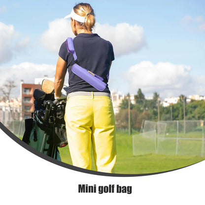 Portable Carry Bag Ball Pouch Compact Travel Practice Tote for Men Women Kids Toddler Golf Bag Golfbag