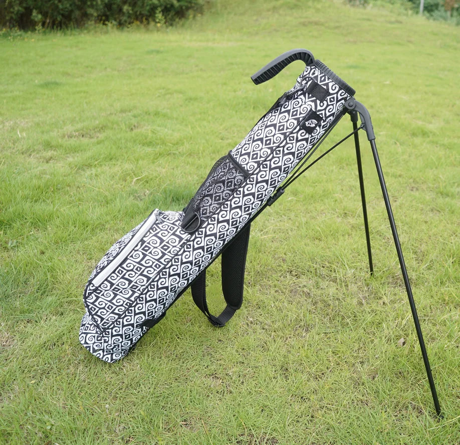LivsinGolf Lightweight Sunday Golf Bag with Shoulder Strap & Stand -Easy to Carry and Durable Golf Bag