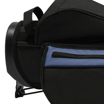 Golf Club Stand Bag with 3 Dividers 5 Pockets, Waterproof Nylon Adjustable Legs for Stability, Lightweight for Men and Women