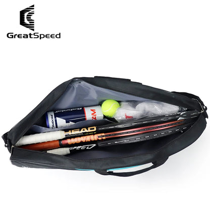 Greatspeed 3-6Pcs Tennis Badminton Raquet Sports Bag One Shoulder Pack Men Women Simple Racket Bags