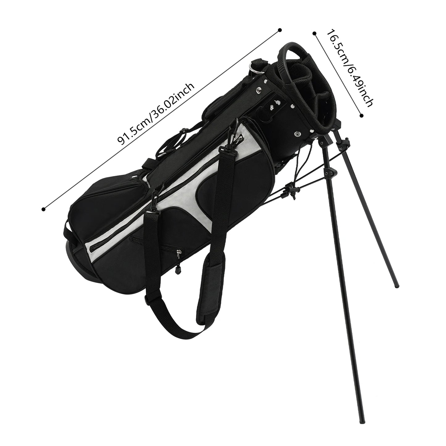 Description Looking for a stylish yet practical golf stand bag? Check this one out! Crafted from premium materials, it ensures e