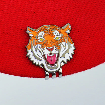 New Golf Accessories Golf Ball Marker Hat Clip Creative TIger Ball Mark LY5872