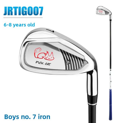 Golf Club Boys And Girls #7 Iron Children'S Beginner Practice Lightweight Carbon Club Height Elastic Carbon Rod