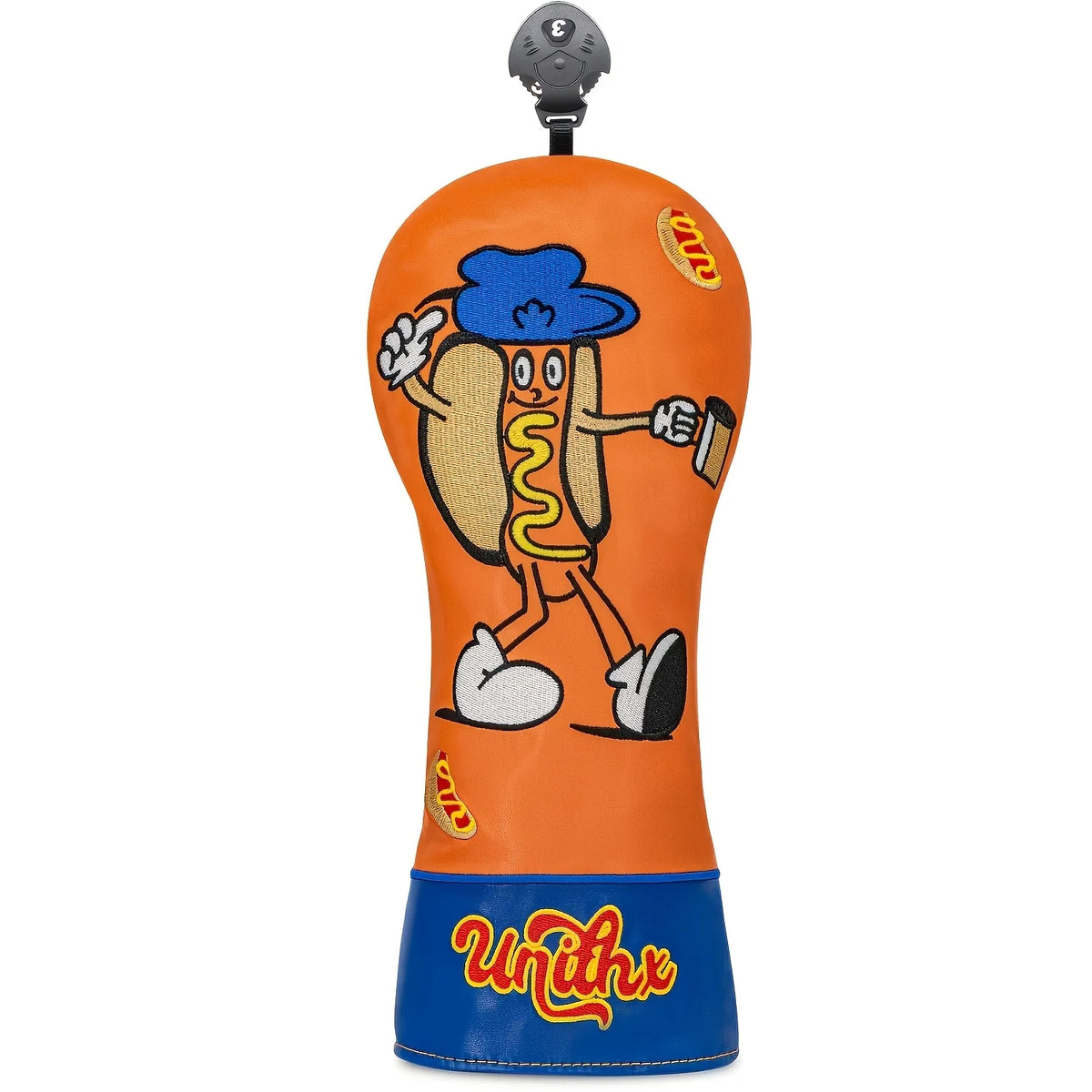 Hot Dog Design Style Golf Club Covers for 1pc/3pcs Driver, Fairway, Hybrids - Head Covers for Golf Clubs,