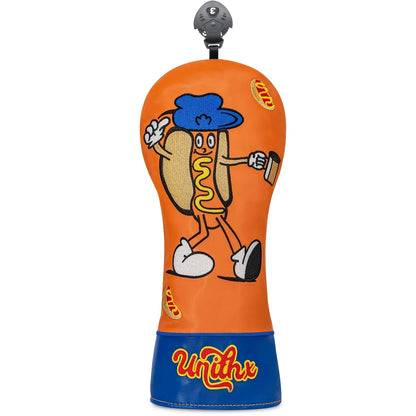 Hot Dog Design Style Golf Club Covers for 1pc/3pcs Driver, Fairway, Hybrids - Head Covers for Golf Clubs,