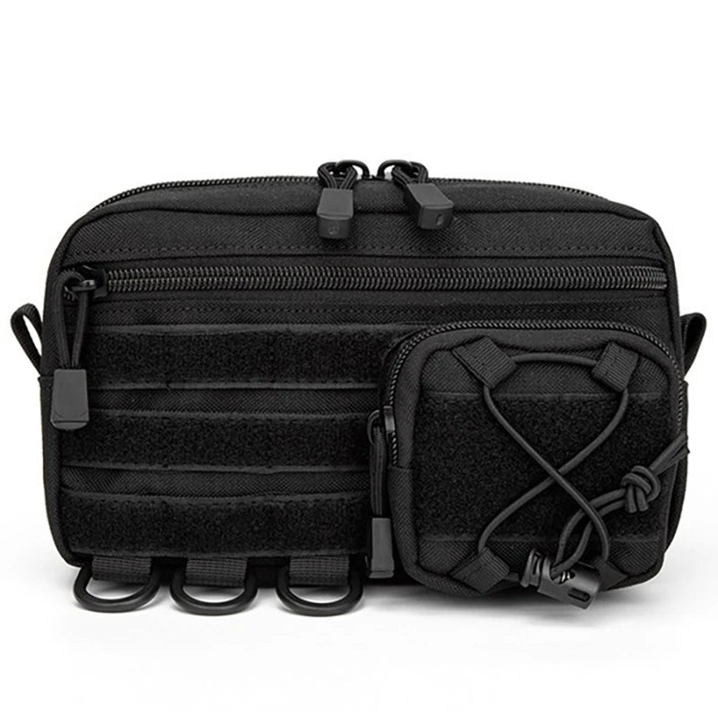 1000D EDC Pouch Molle Organizer Bag Utility EDC Tool Pouch Horizontal Modular Pouch Outdoor Waist Pack EMT Hunting Fanny Pack