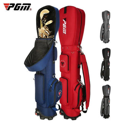 Golf Bag with Wheels Ultra-light Sport Standard Golf Bags Large Capacity Golf Aviation Ball Storage Multifunctional QB069