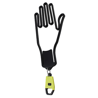 Golf Glove Holder Rack Portable Plastic Gloves Hanger with Key Chain Golf Gloves Supports Gloves Stretcher Stand for Golf Lovers