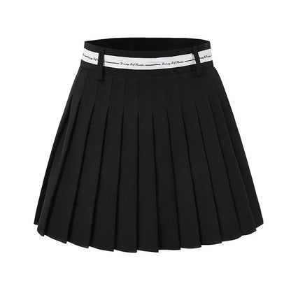 Golf  Skirts For Women High Waist Double Layer Pleated Skirt Gym Sports Fitness Running Yoga Soft Athletic Workout Skort