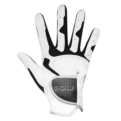 Men's Golf Glove One Pc Pair 2 Color Options Improved Grip System Cool Comfortable Blue White Color Left Right Hand NEW
