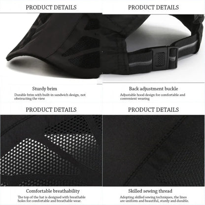 Summer Breathable Mesh Quick Dry Tennis Golf Baseball Cap Sports Running An-ti UV Sunhat Fishing Hiking Beret Cap Sunshade Visor