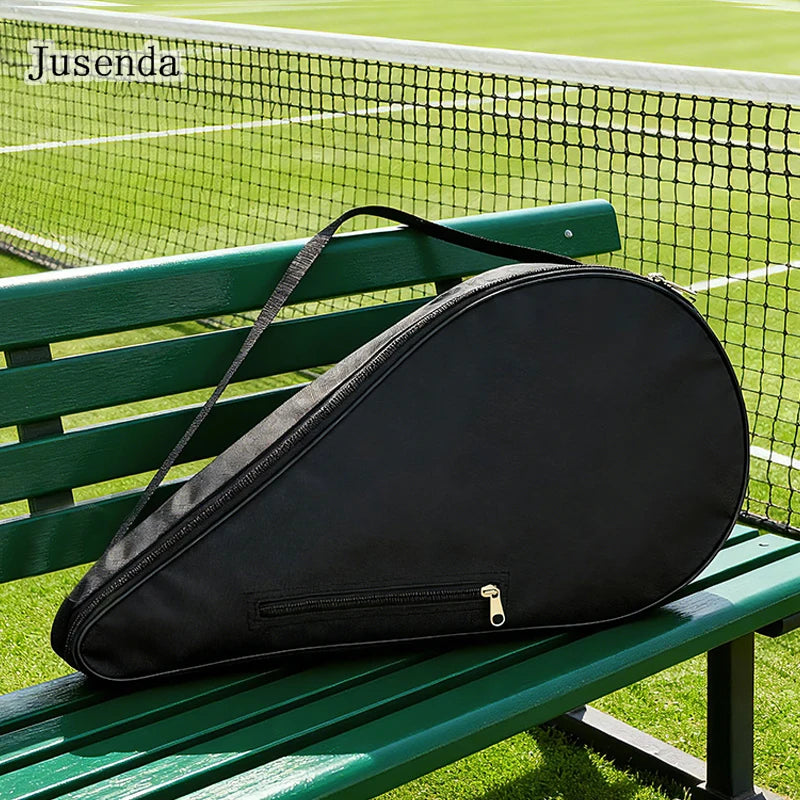 Jusenda Racket Bag, Peak Racket Cover, Wear-Resistant, Waterproof, Thickened Multi-Functional Design, Lightweight Tennis Bag