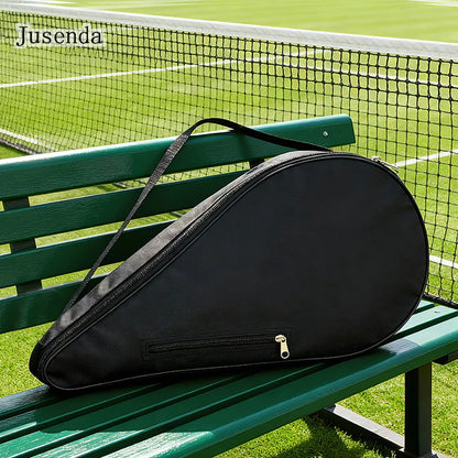 Jusenda Racket Bag, Peak Racket Cover, Wear-Resistant, Waterproof, Thickened Multi-Functional Design, Lightweight Tennis Bag