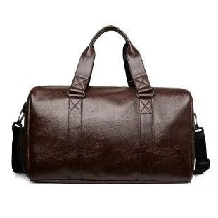 Golf Boston Bag Golf Clothing Bags Travel Business Handbag Large-capacity Crossbody Handbag Soft PU Leather Sports Fitness Gifts