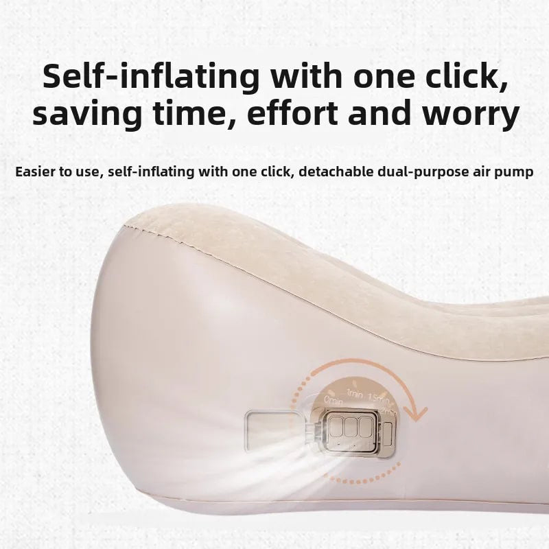 Fast Inflatable Air Sofa Bed | Outdoor Portable Air Mattress | Lazy Camping Automatic Inflatable Sleeping Mat | Updated