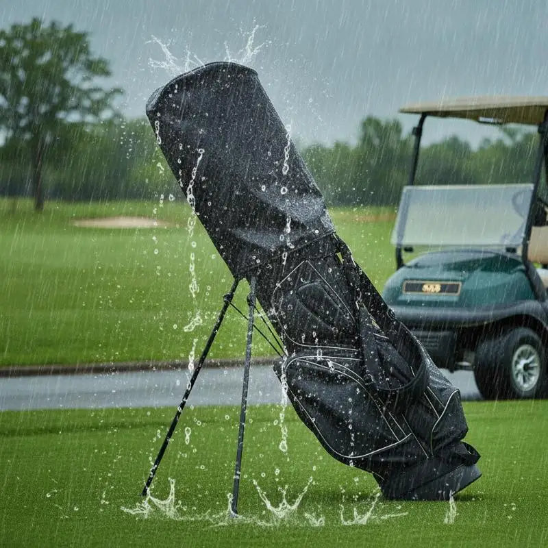 Golf Bag Rain Cover Water-repellent Dustproof Rain Hood 1Pcs Club Protector for Weekend Golf Trips Outdoor Activities