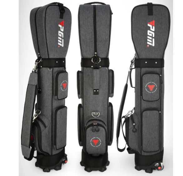 Golf Bag with Wheels Ultra-light Sport Standard Golf Bags Large Capacity Golf Aviation Ball Storage Multifunctional QB069