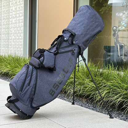 Ultra Lightweight Golf Stand Bag, 5 Dividers Golf Club Bag with Double Shoulder Straps,Wear-Resistant Waterproof Nylon Material