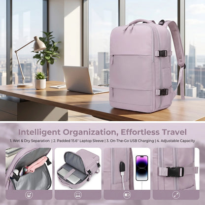 Concise USB Charging Laptop Backpack Women Bag High Quality Nylon Business Computer Backpack Women Outdoor Travel Backpack Women