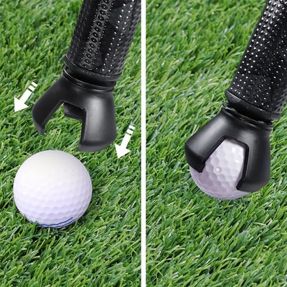 1Ppcs Golf Ball Retriever for Putter without bending,3-Prong Golf Ball Grabber Picker Upper tool, help you catch the ball easily