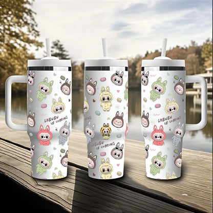 40oz Fairy-themed Insulated Car Tumbler - Ice & Heat Retaining Stainless Steel Cup