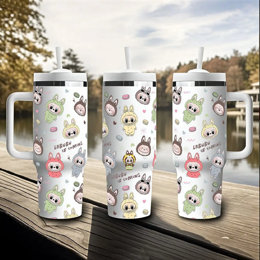 40oz Fairy-themed Insulated Car Tumbler - Ice & Heat Retaining Stainless Steel Cup