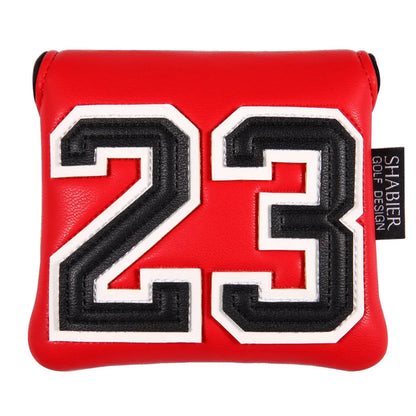 PU Leather Number 23 Golf Club Headcover Set Golf 460CC Driver and FW  Fariway Wood Hybird Cover