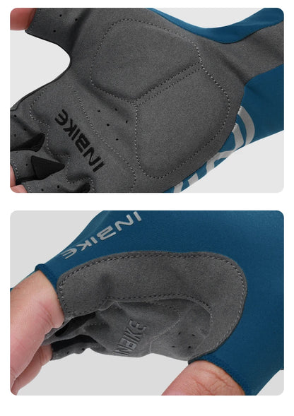 INBIKE Cycling Gloves Half Finger Summer Men Women MTB Gloves Shock-absorption Mountain Bike Sports Gloves Cycling Accessories
