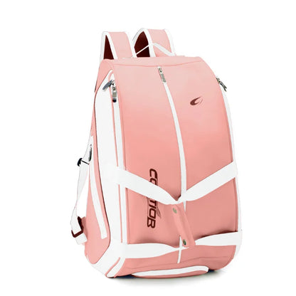 Professional Tennis Racket Backpack Adult Large Capacity Padel Pickleball Racquet Bag Shoe Compartment Squash Badminton Backpack