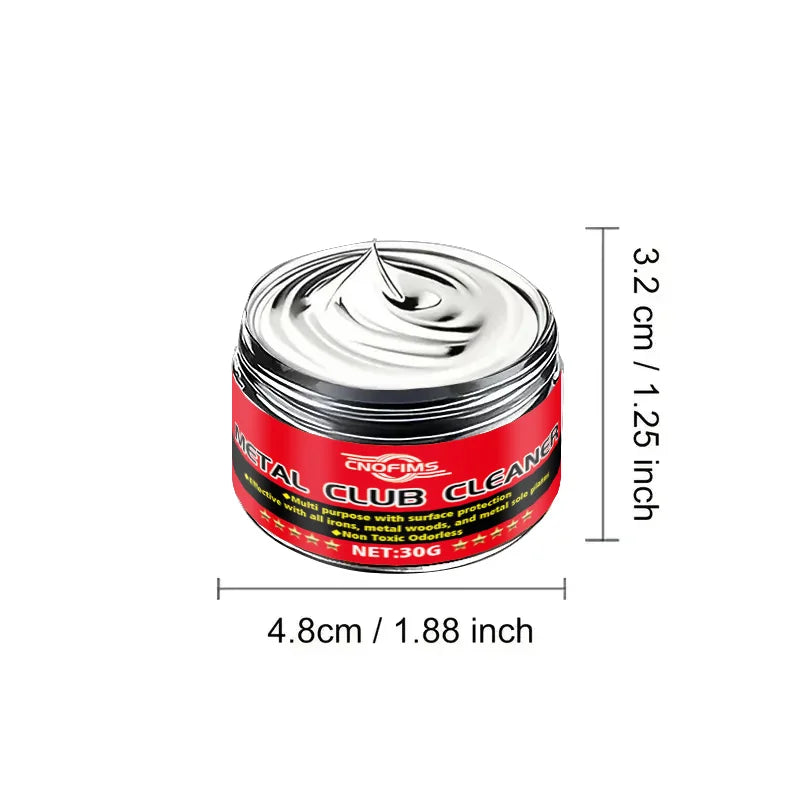 Golf Club Polishing Wax - Oxidation Scratch Remover Mirror Shine Restore for Woods Irons Putters
