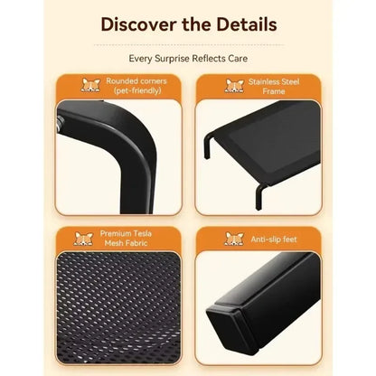 Military Sle Foldable Dog Bed All Season Large and Small Dogs Camp Bed Detachable Waable Dog House Pet Supplies for Summer Use